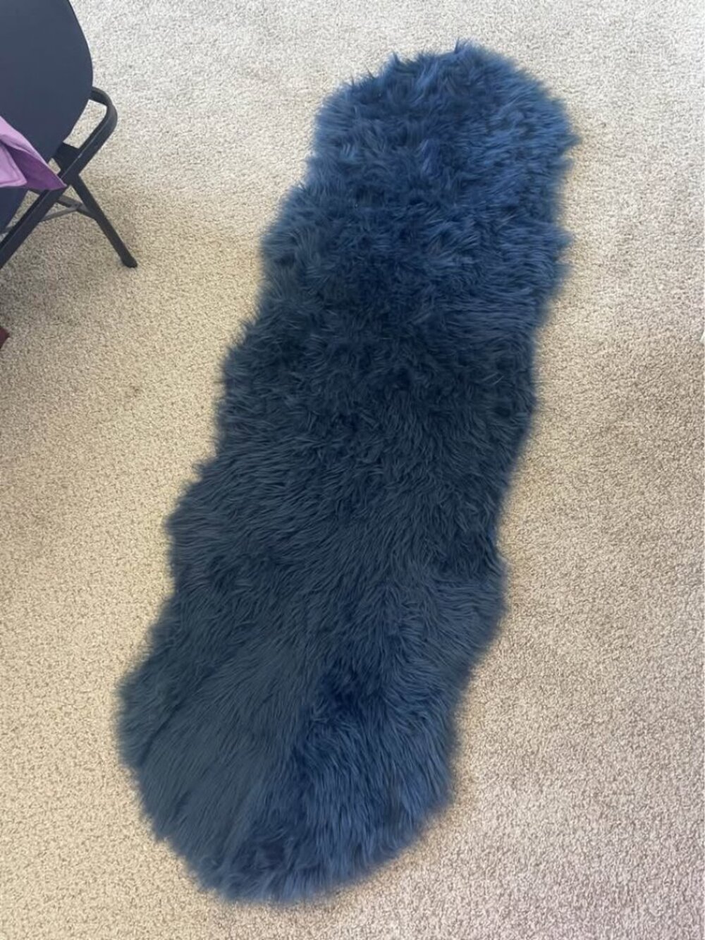 Soft Blue Bedroom / Living Room Rug